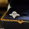 Tear Zircon Stone Ring Adjustable
