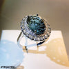Oval Cusion Step Ring