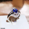 Oval Step Adjustable Ring