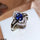 Oval Step Adjustable Ring