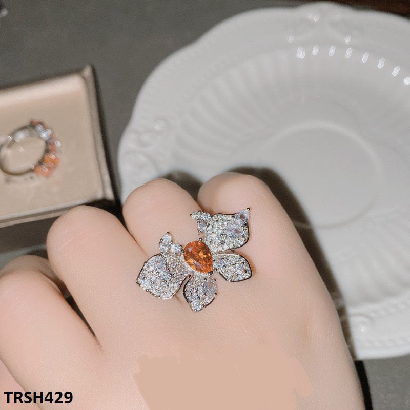 Spider Flower Adjustable Ring