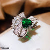 Heart/Bow Adjustable Zircon Ring
