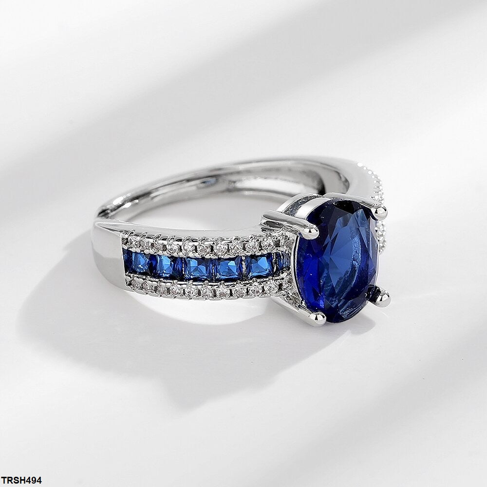 Oval/Square Layered Ring