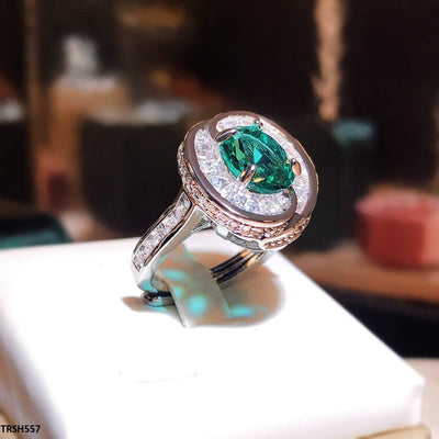 Oval Curved Ring Adjustable