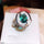 Oval Curved Ring Adjustable