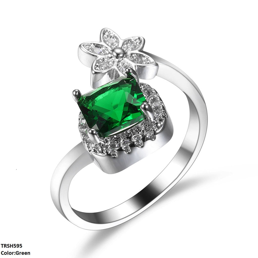 Square/Flower Ring