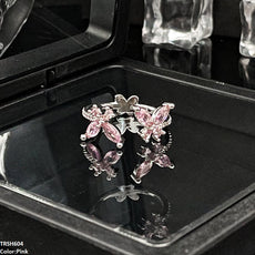 Double Butterfly Ring Adjustable