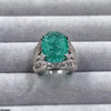 Oval Stone Zircon Ring