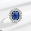 Oval Layered Ring Adjustable