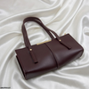 Rectangular Tote Ladies Hand Bag - Dark Brown