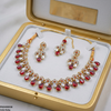 Flower/Tear Necklace Set