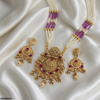 Square Pearl Drop Mala Set