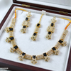 Square Flower Necklace Set