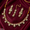 Square Flower Necklace Set
