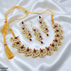 Tear/Round Necklace Set