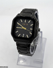 Square Black Dial Men's Watch