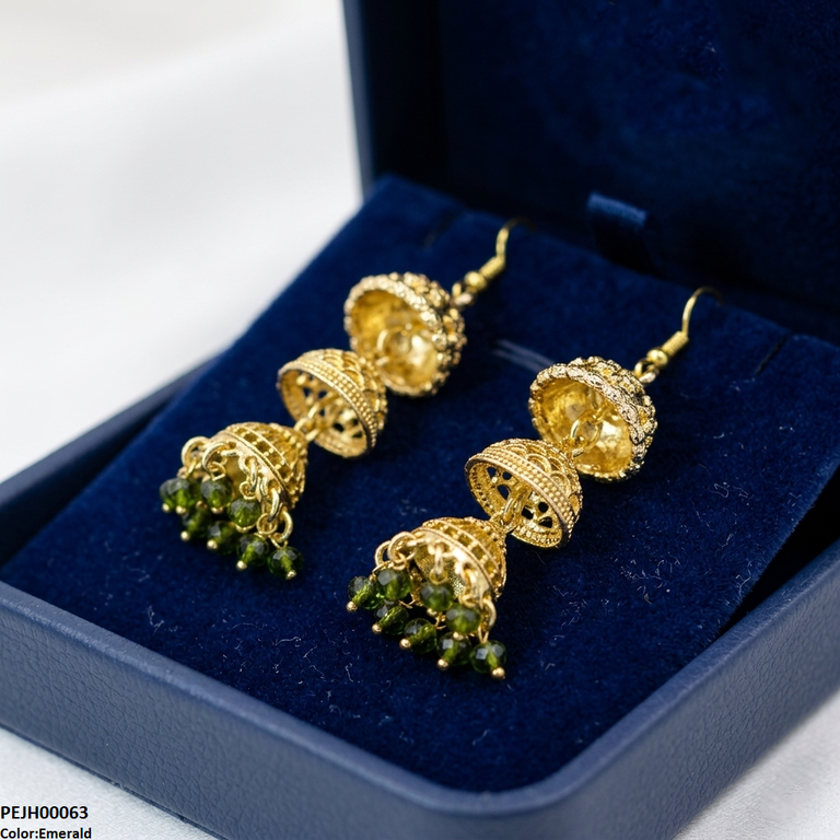 Three Tier Drop Jhumki