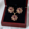 Marquise Flower Pedant Set