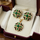 Marquise Flower Pedant Set