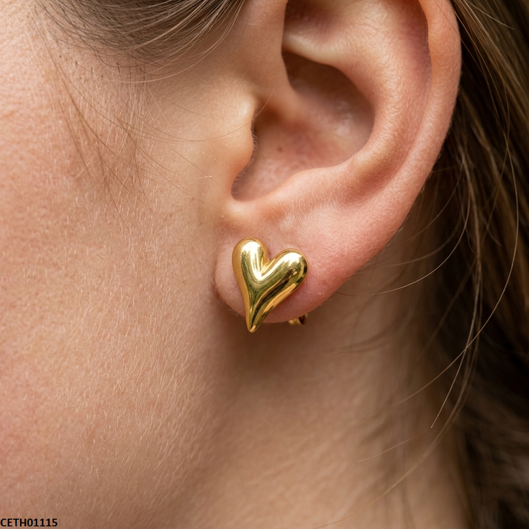 Stainless Steel Heart Tops