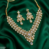 Square /Tear Stone Necklace Set