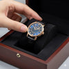 Round Stone Dial Women's Watch