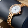 Round Rhinestone Bezel Dial Women's Watch