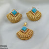 Pearl Square Pendant Set