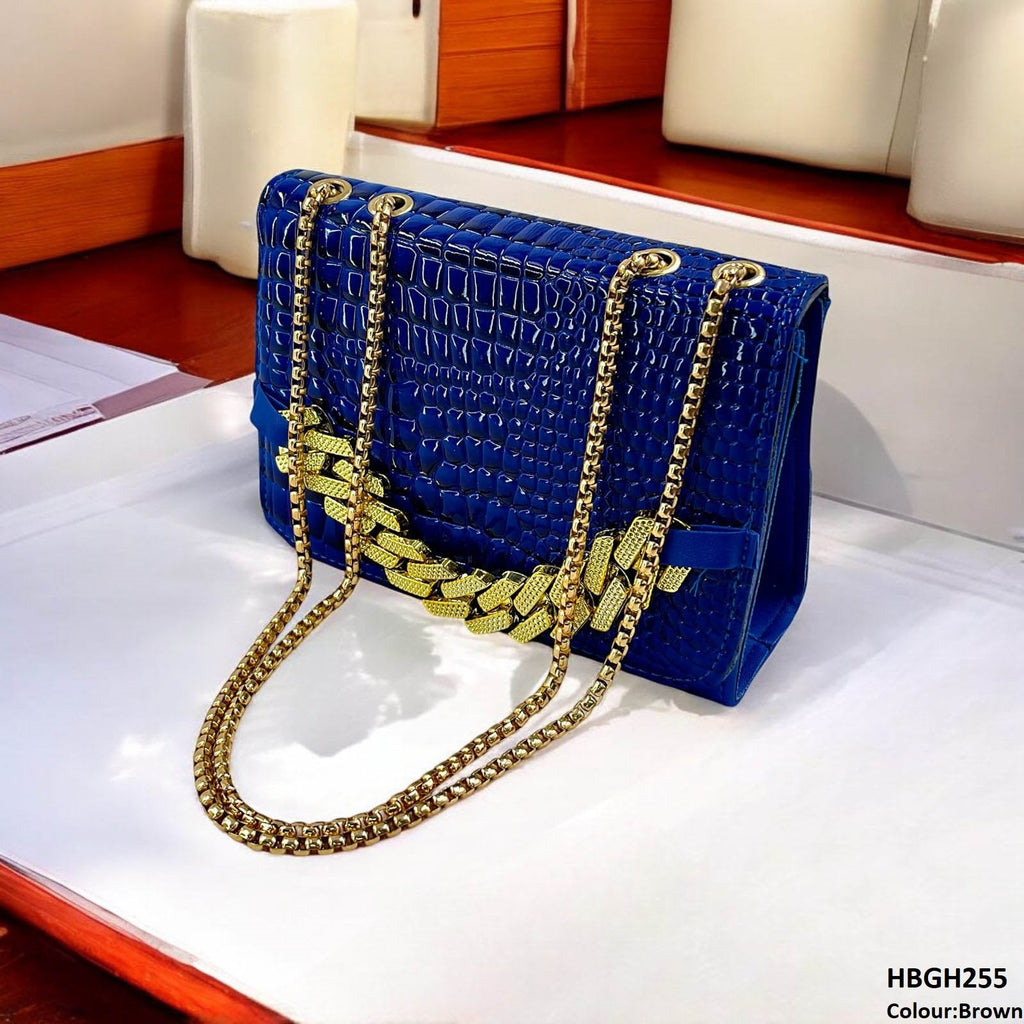 Acrylic Buckle Chain Hand Bag