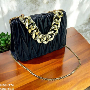 Linked Chain Embroidery Bag