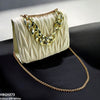 Linked Chain Embroidery Bag