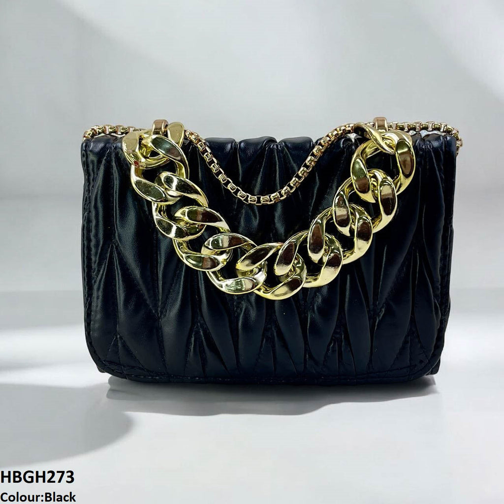 Linked Chain Embroidery Bag