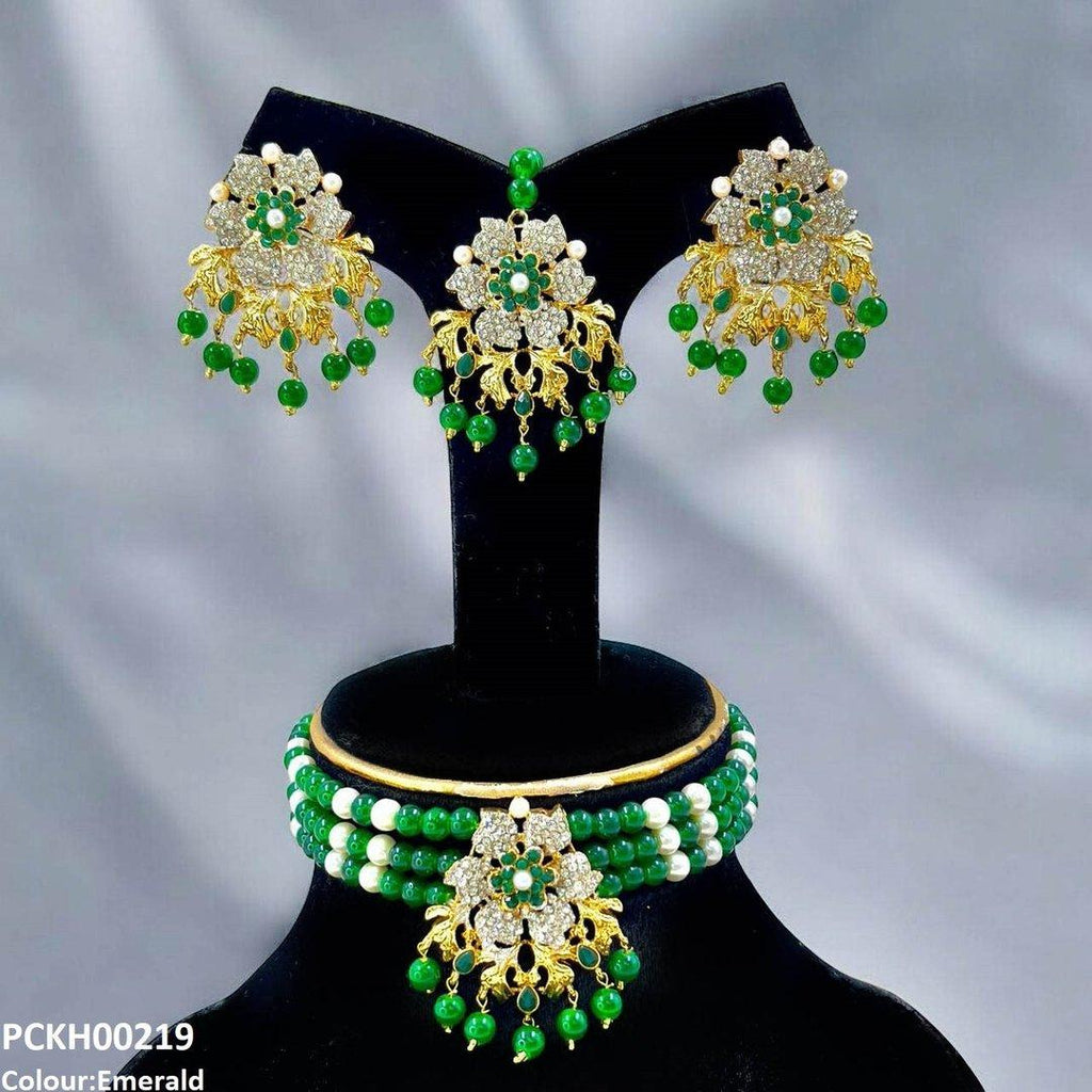 Flower Neck Choker Set