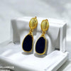 Oval Drop Earring