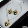 Flower Round Pendant Set