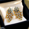 Tear Flower Drop Earrings Pair