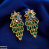 Tear Flower Drop Earrings Pair