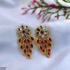 Tear Flower Drop Earrings Pair