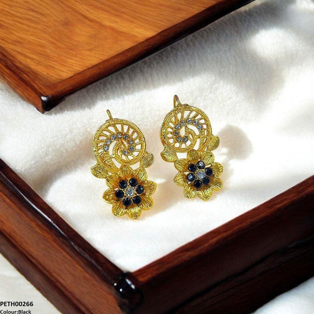 Spiral Flower Tops Pair
