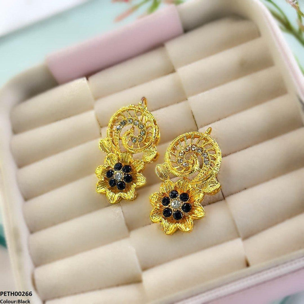 Spiral Flower Tops Pair