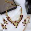 Rectangle/Tear Necklace Set
