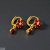 Tear Drop Hoops Pair