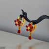 Tear Drop Hoops Pair