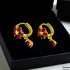Tear Drop Hoops Pair