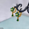 Tear Drop Hoops Pair