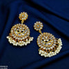 Moon/Star Pearl Drop Earrings