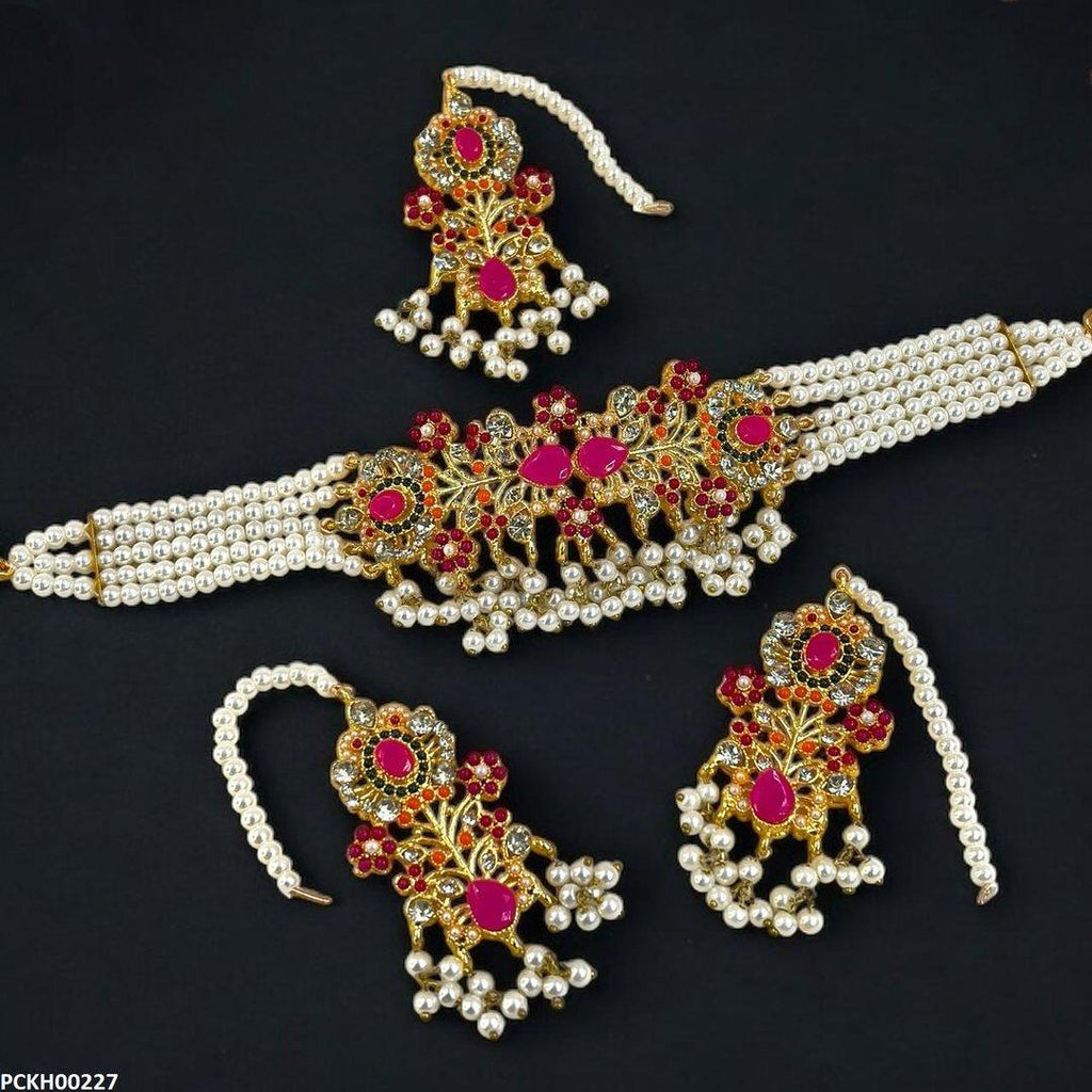 Flower Choker Set