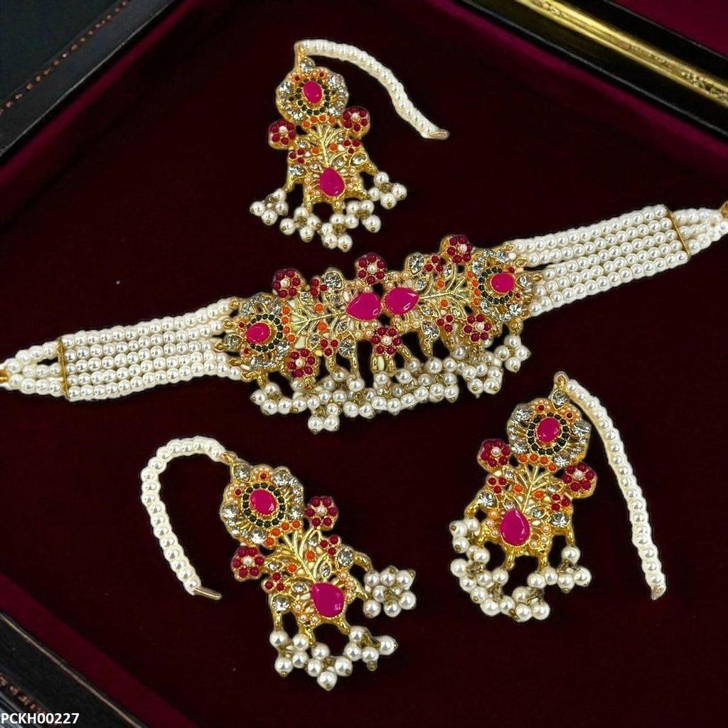 Flower Choker Set