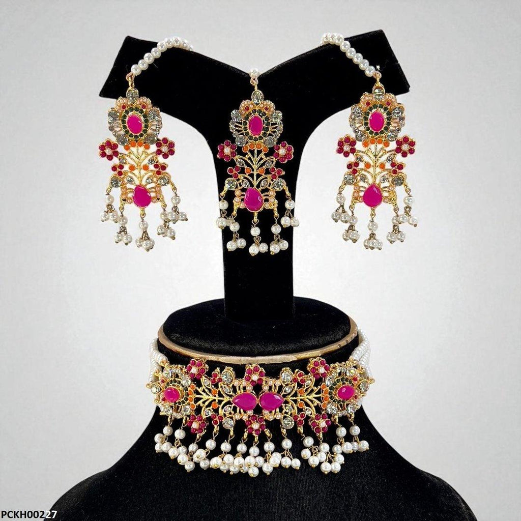 Flower Choker Set