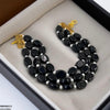 Triple Strand Beaded Bracelet